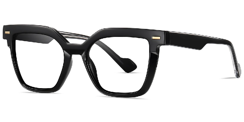 Sabrina Bold Square Glasses